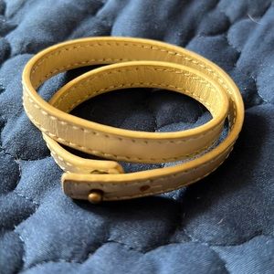 Leather bracelet